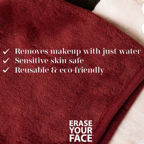 Erase Your Face 12 Days of Cleansing Reusable Makeup Removing Cloths Set NEW - Picture 12 of 15